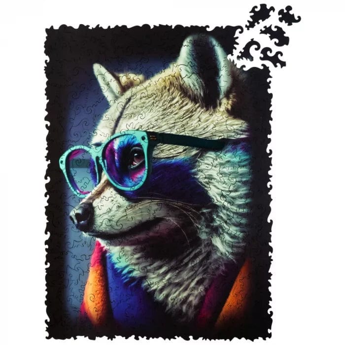 GlowUp Art - A High - Quality Bandit Themed Wooden Jigsaw Puzzle for All Ages