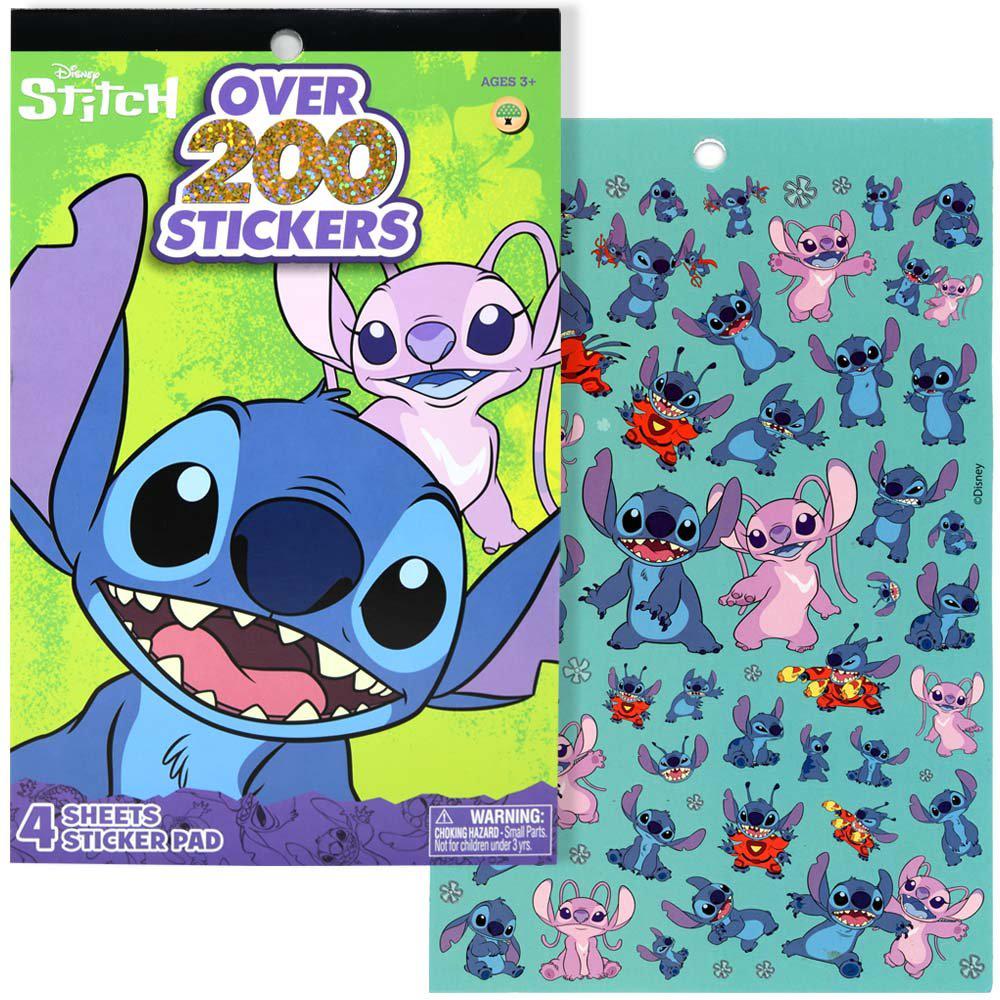 Stitch 4 - Sheet Shiny Foil - Cover Sticker Pad with Over 200 Stickers