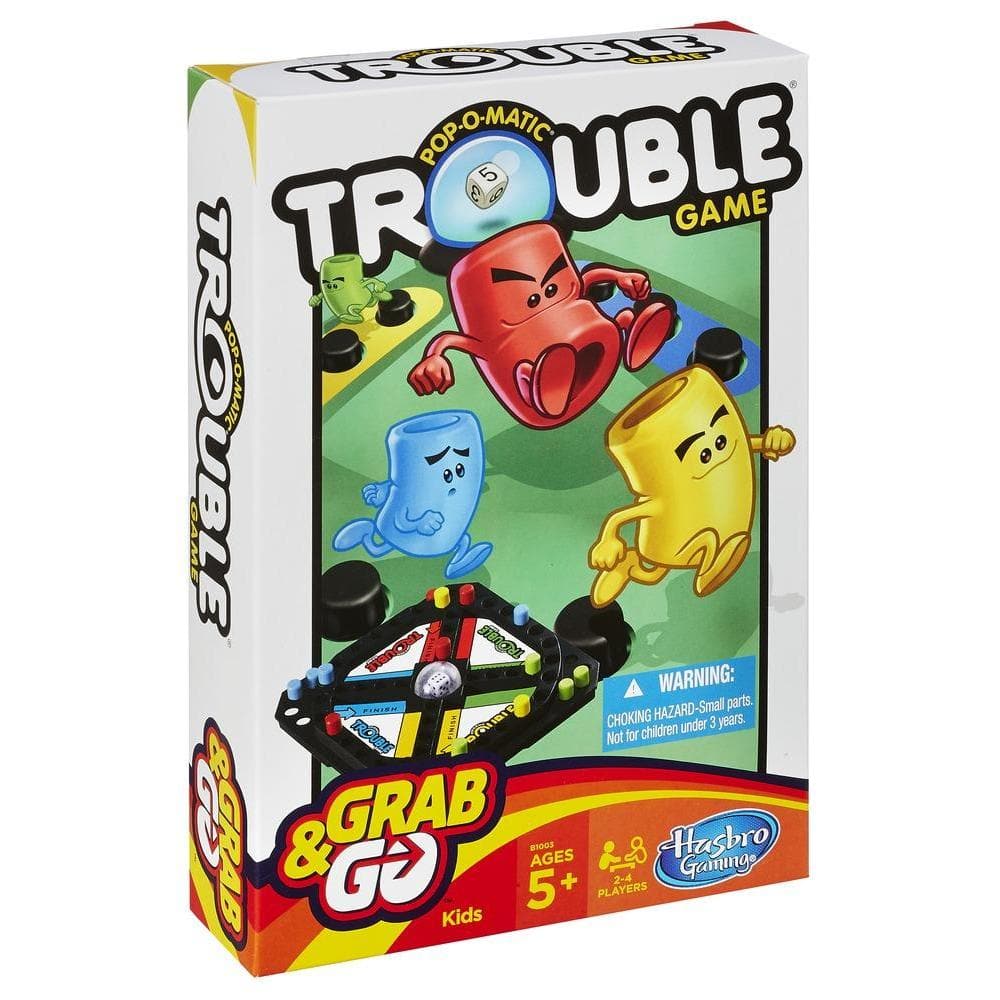 Portable Travel Game Collection of Grab-and-Go Style Featuring Popular Hasbro Games