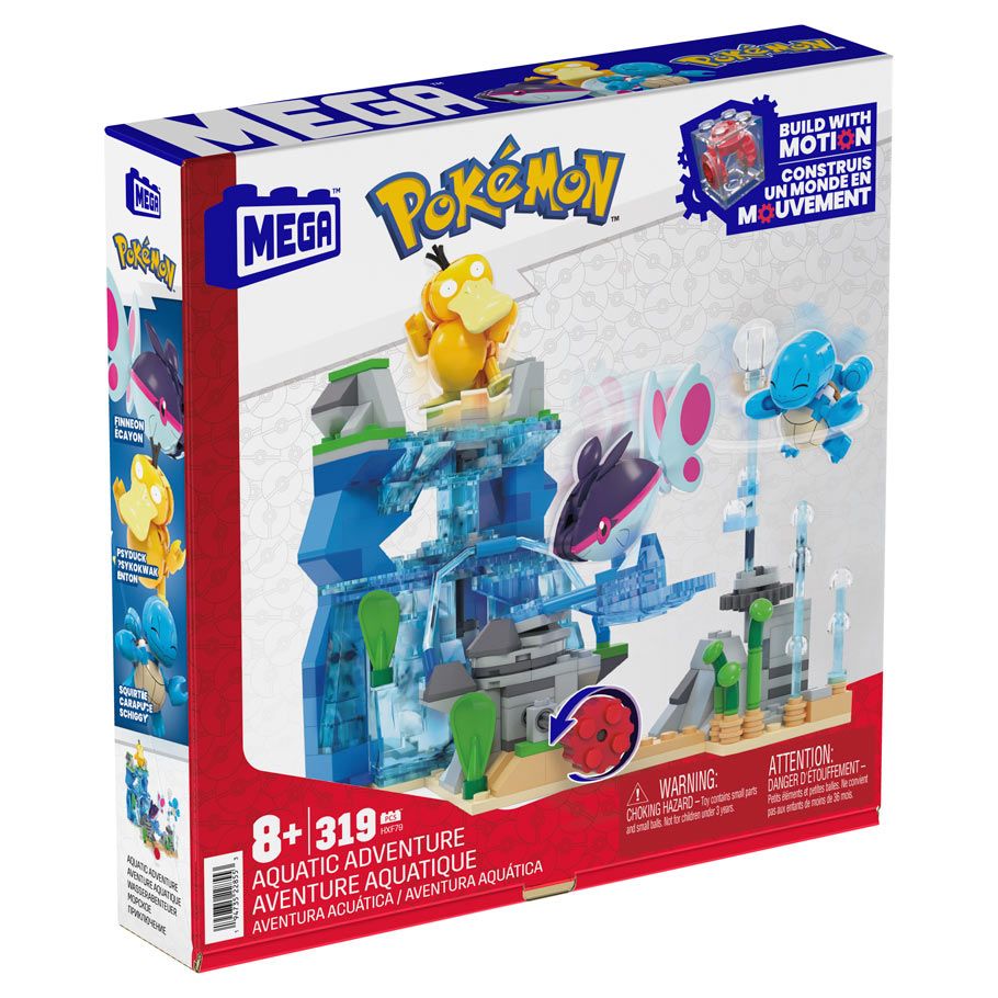 Mega Construx Aquatic Adventure Set for Pokémon Building Enthusiasts