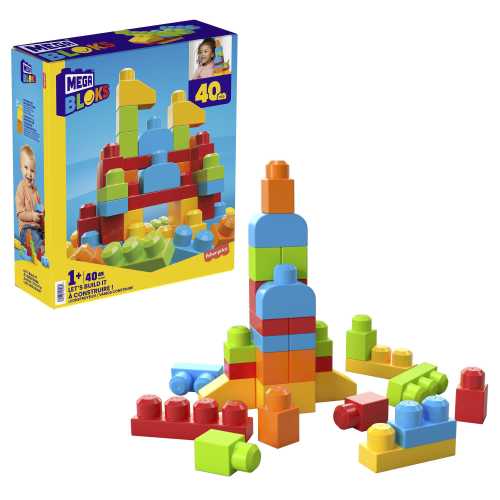 MEGA BLOKS: 40-Piece Building Set to Ignite Your Toddler's Imagination