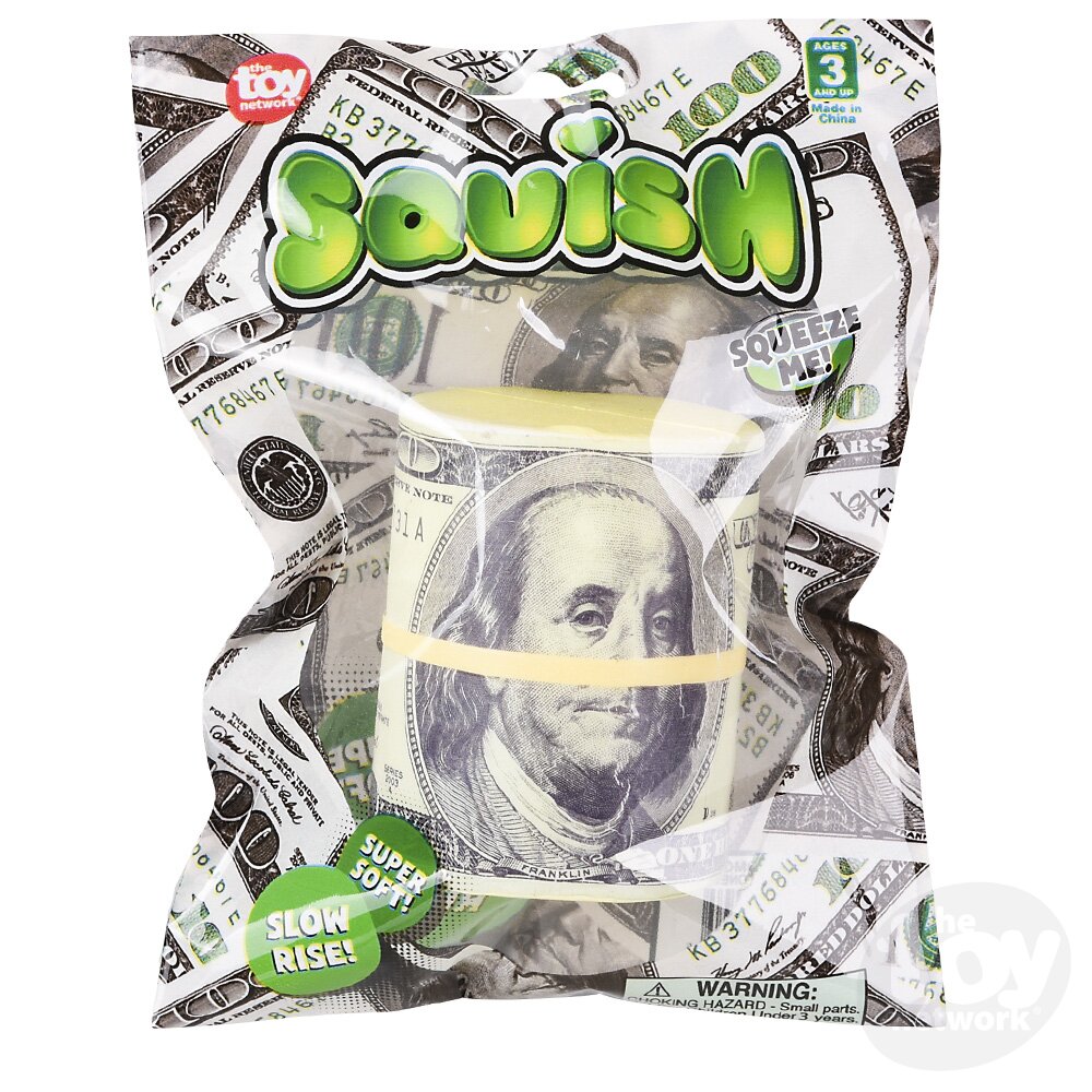 2.5 - Inch Super Soft and Slow - Rising Squishy Money for Stress Relief