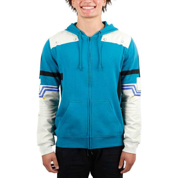 My Hero Academia Deku Inspired Cosplay Zip-up Hoodie