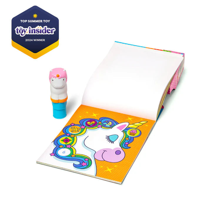 Melissa & Doug Sticker WOW! Unicorn Activity Pad with Collectible Sticker Stamper