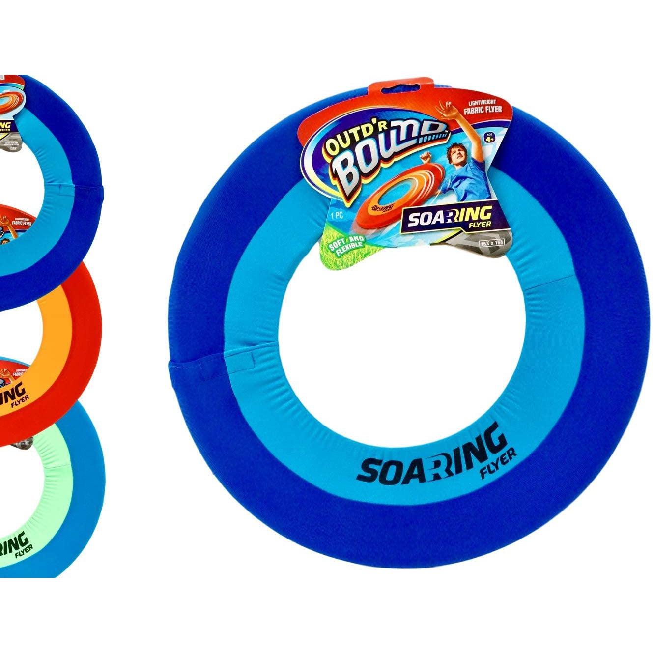 Outdoor 16-Inch Oversized Ring Flying Disc for Kids and Adults - Outd’R Bound Soaring Flyer