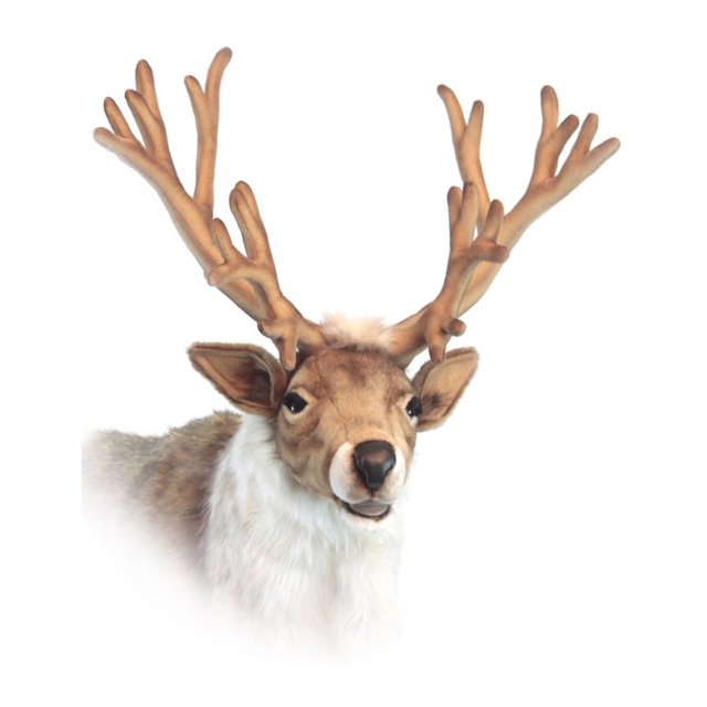 Hansa Nordic Realistic Reindeer 47H Life - Size Stuffed Animal