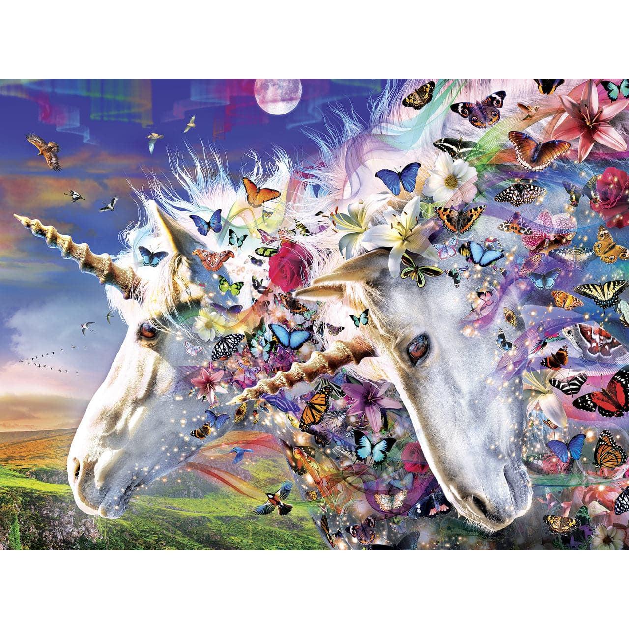 300-Piece EzGrip Puzzle: Unicorns and Butterflies Medley