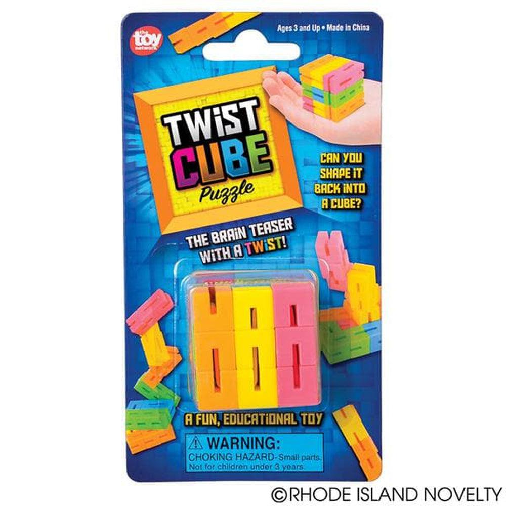 1.5-Inch Colorful Twist Cube Brainteaser Toy for All Ages