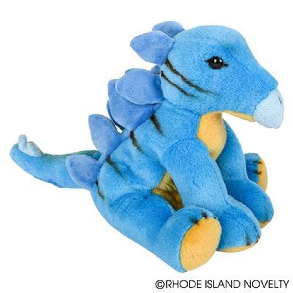 Set of 12 Heirloom Soft Floppy Stegosaurus Plush Toys