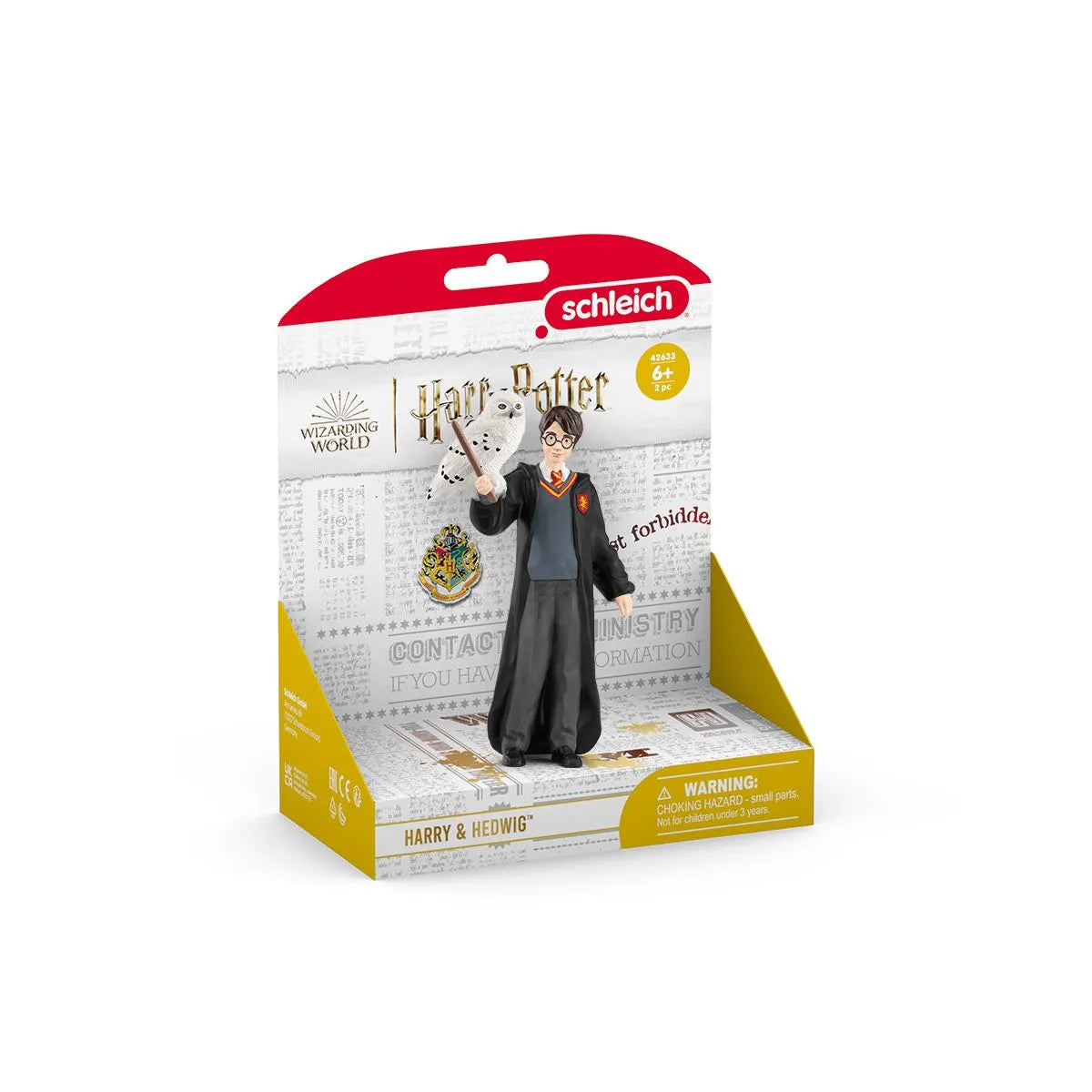 The Magical Duo: Harry Potter and His Faithful Snowy Owl Hedwig Figurine