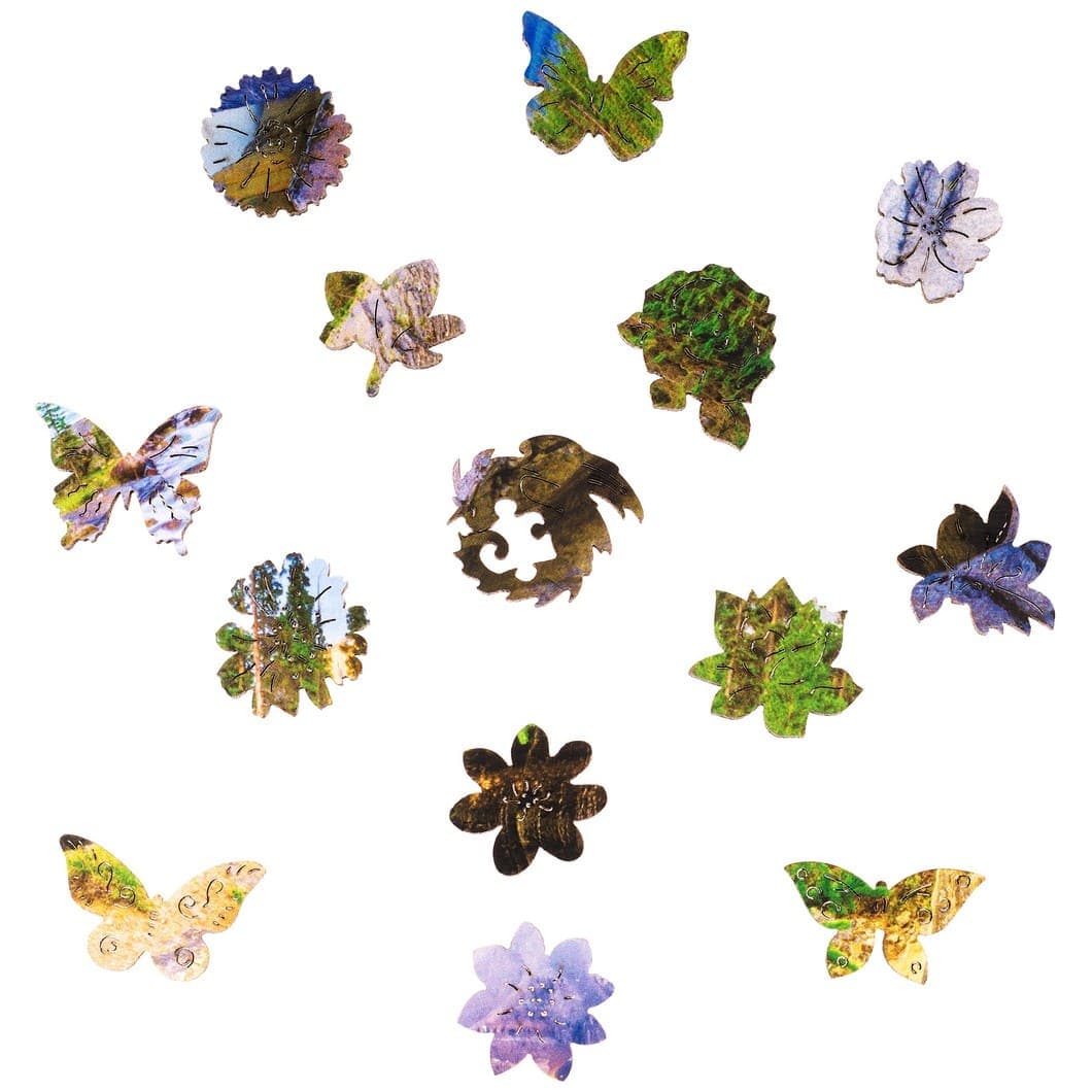 Unidragon's Enchanting Mountain Creek Wooden Jigsaw Puzzle for Relaxation