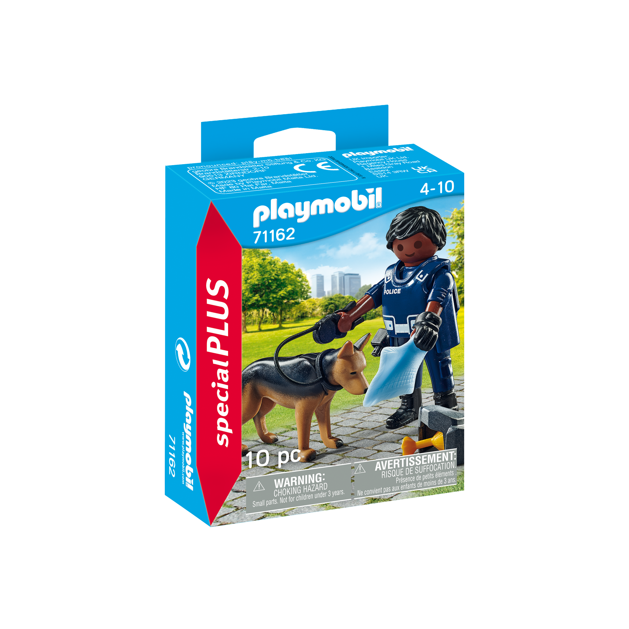 PLAYMOBIL Special Plus - Policeman and His Sniffer Dog Set
