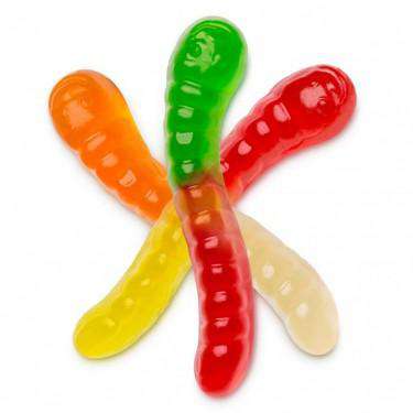 5 lb. Bag of Mini Assorted Flavored Fruit Gummi Worms