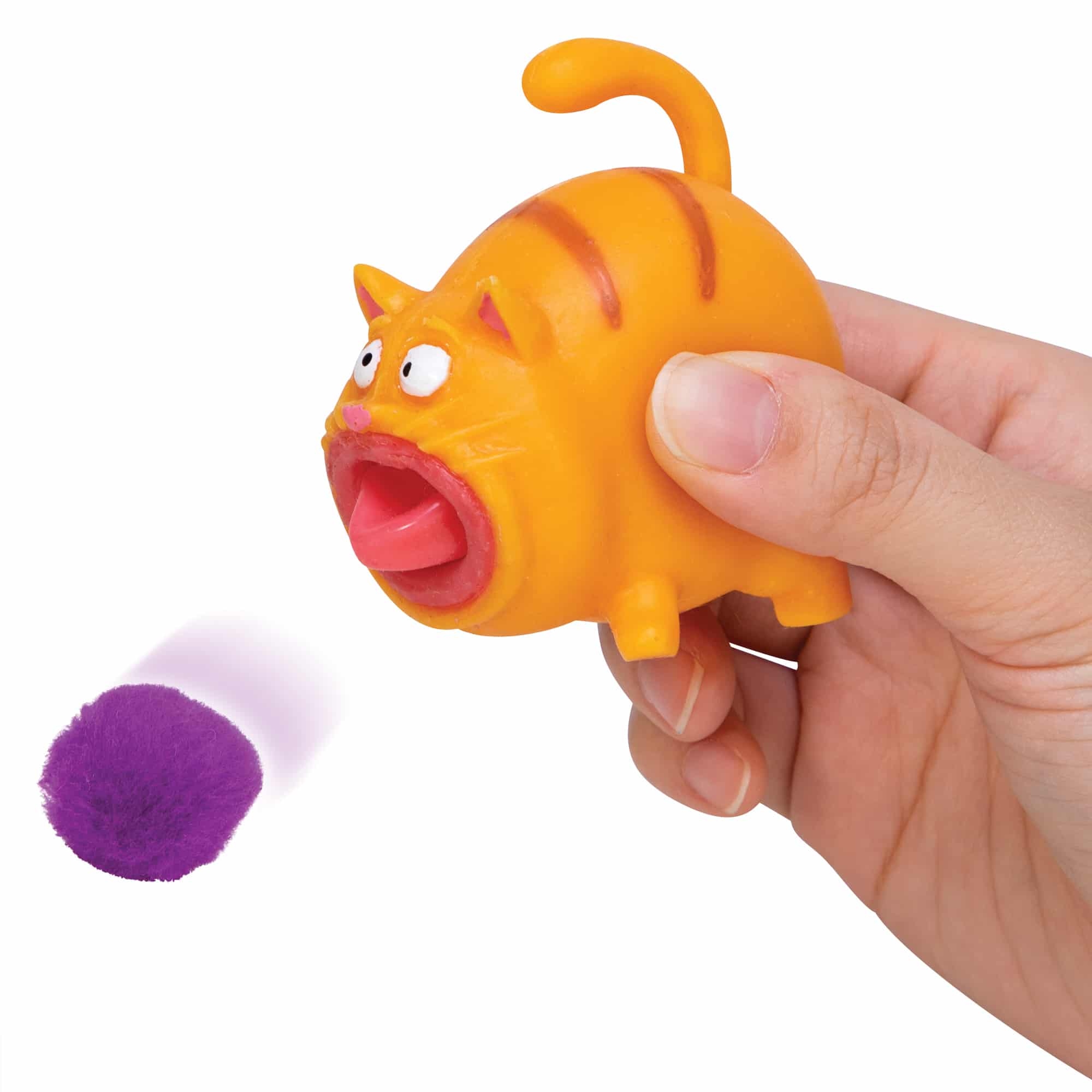 Hairball Shooting Kitty Toy - Endless Amusement for Cat Lovers