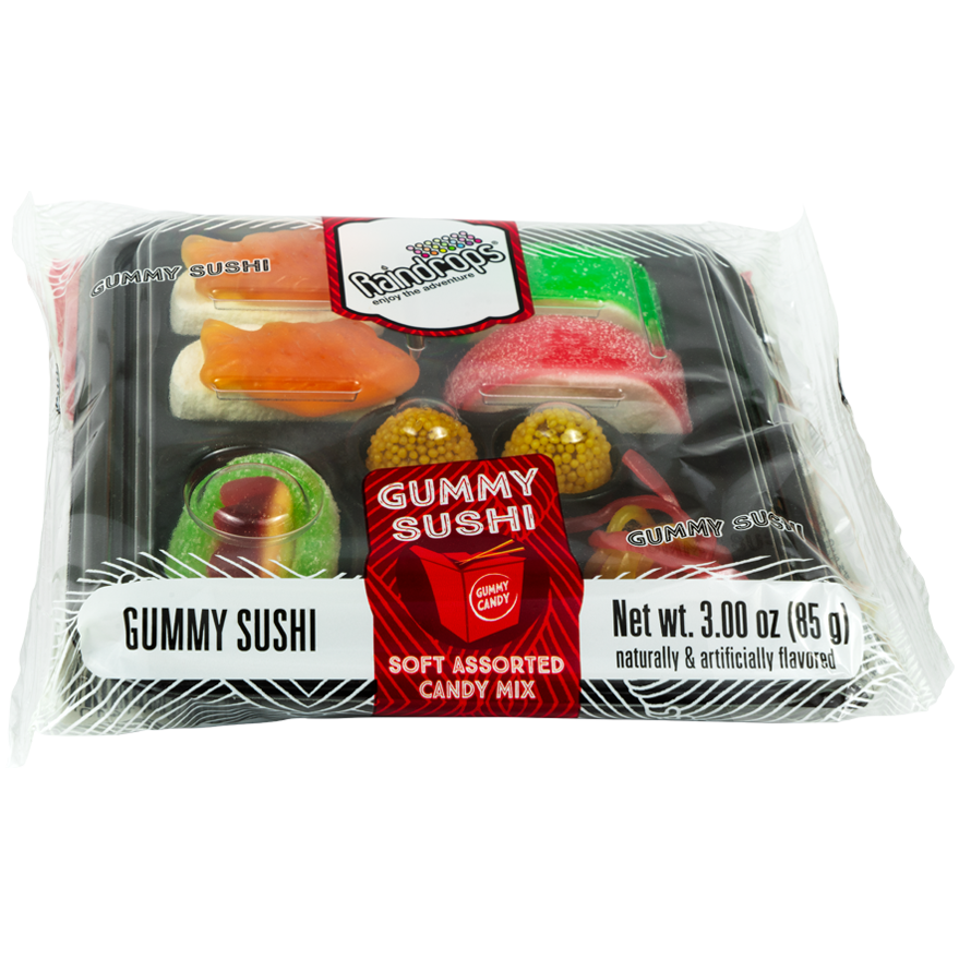 3 oz. Small Gummy Sushi - A Tasty and Colorful Treat