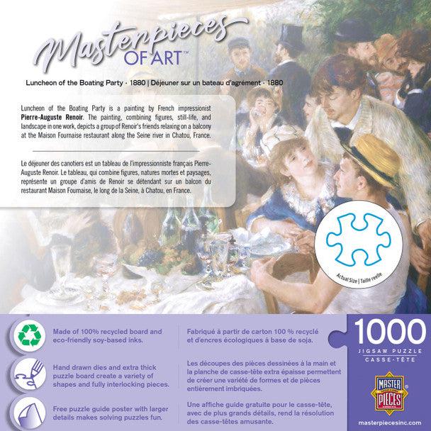 Exquisite Masterpieces of Art - The Luncheon of the Boating Party - 1000 Piece Jigsaw Puzzle