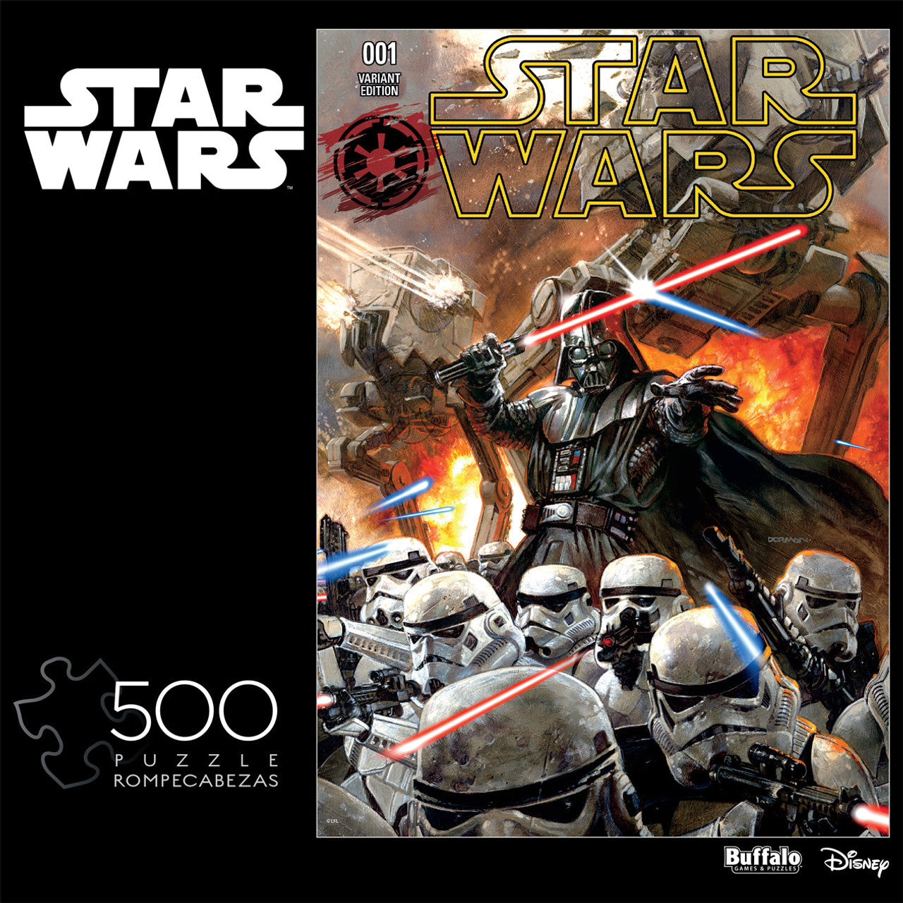 Star Wars: A 500-Piece Jigsaw Puzzle Depicting Darth Vader and the Imperial Army