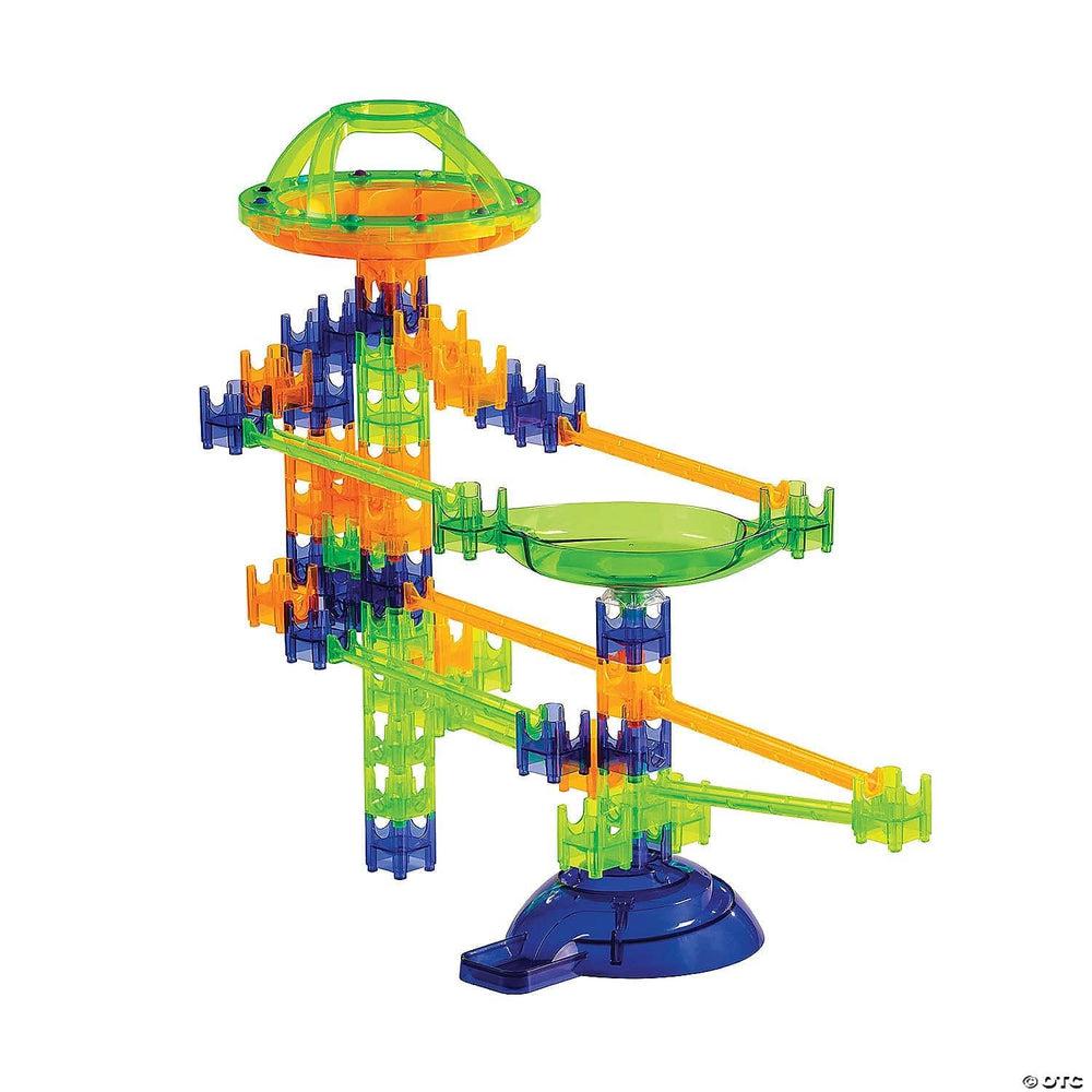 Q-BA-MAZE - Premium Super Race Set for Endless Marble Run Adventures