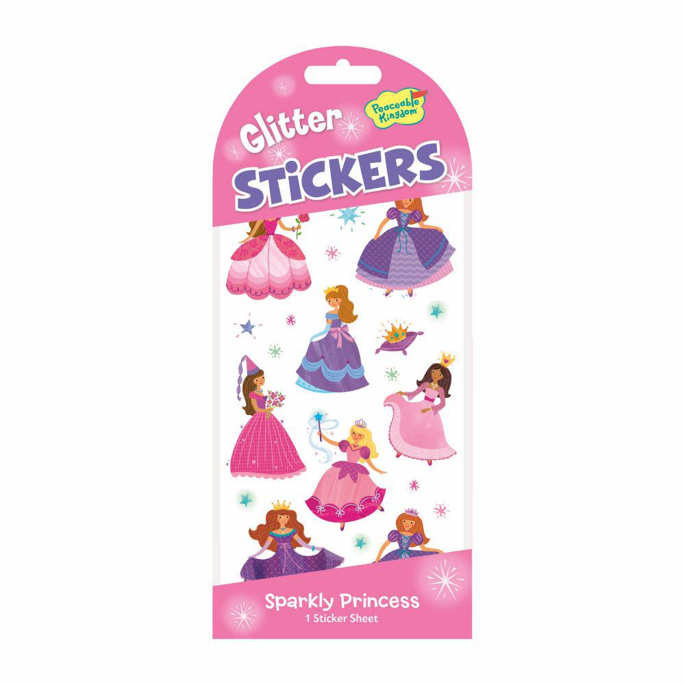 Sparkly Glitter Sticker Pack for Princess - Ideal for All Ages