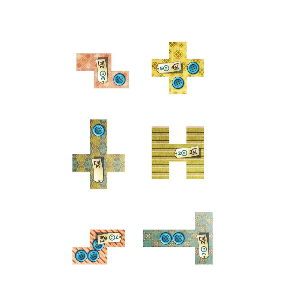 Exciting Two - Player Patchwork Quilt - Building Board Game