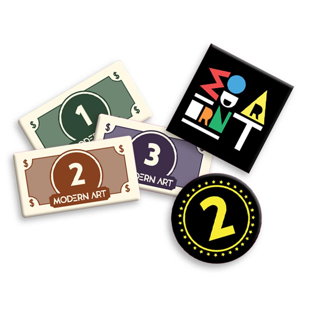 Exciting Modern Art Collecting Card Game for 2 - 5 Players