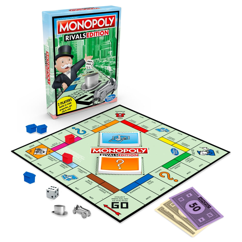 Exciting 2-Player Monopoly Rivals Edition Board Game