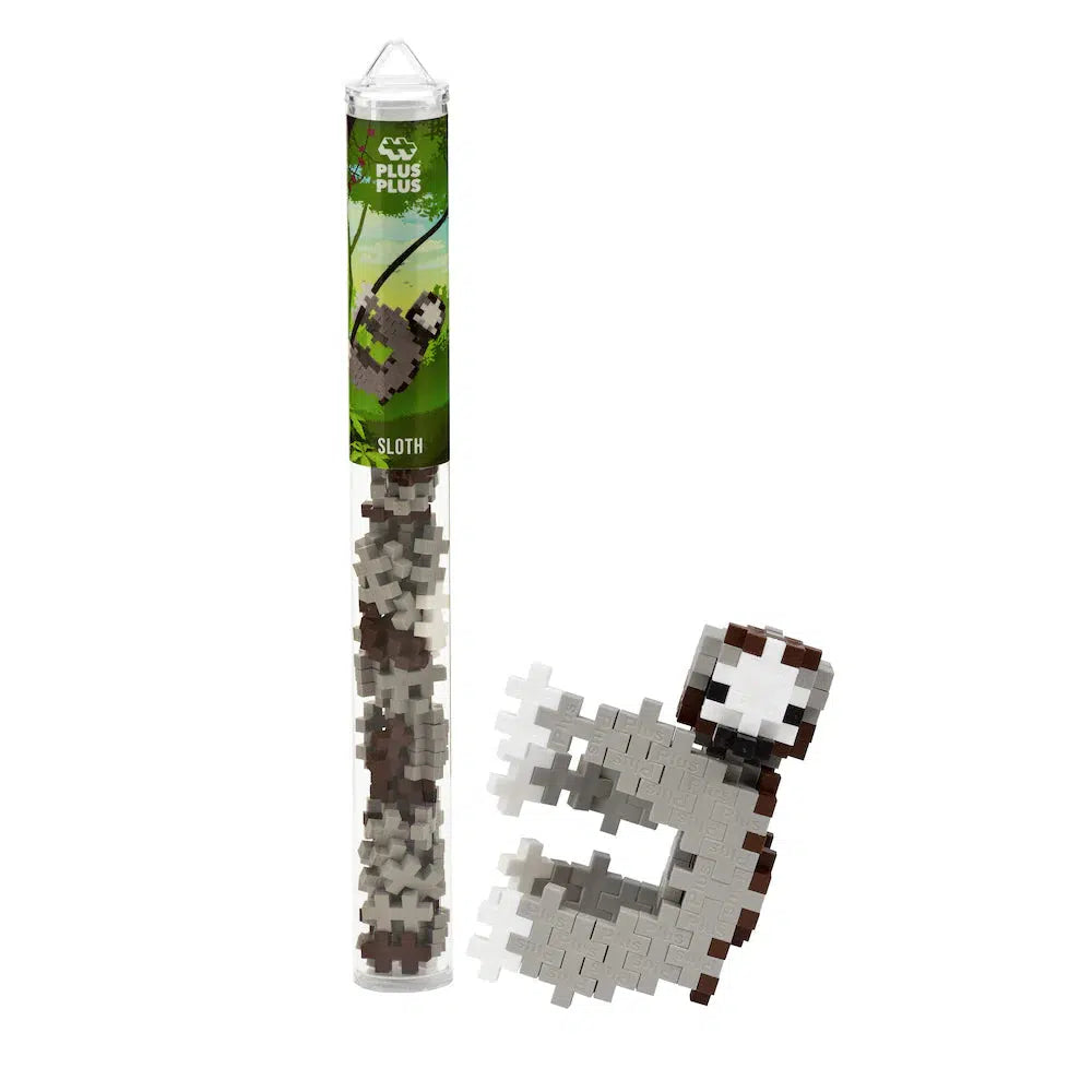 Plus-Plus Building Tube Set - Sloth Design