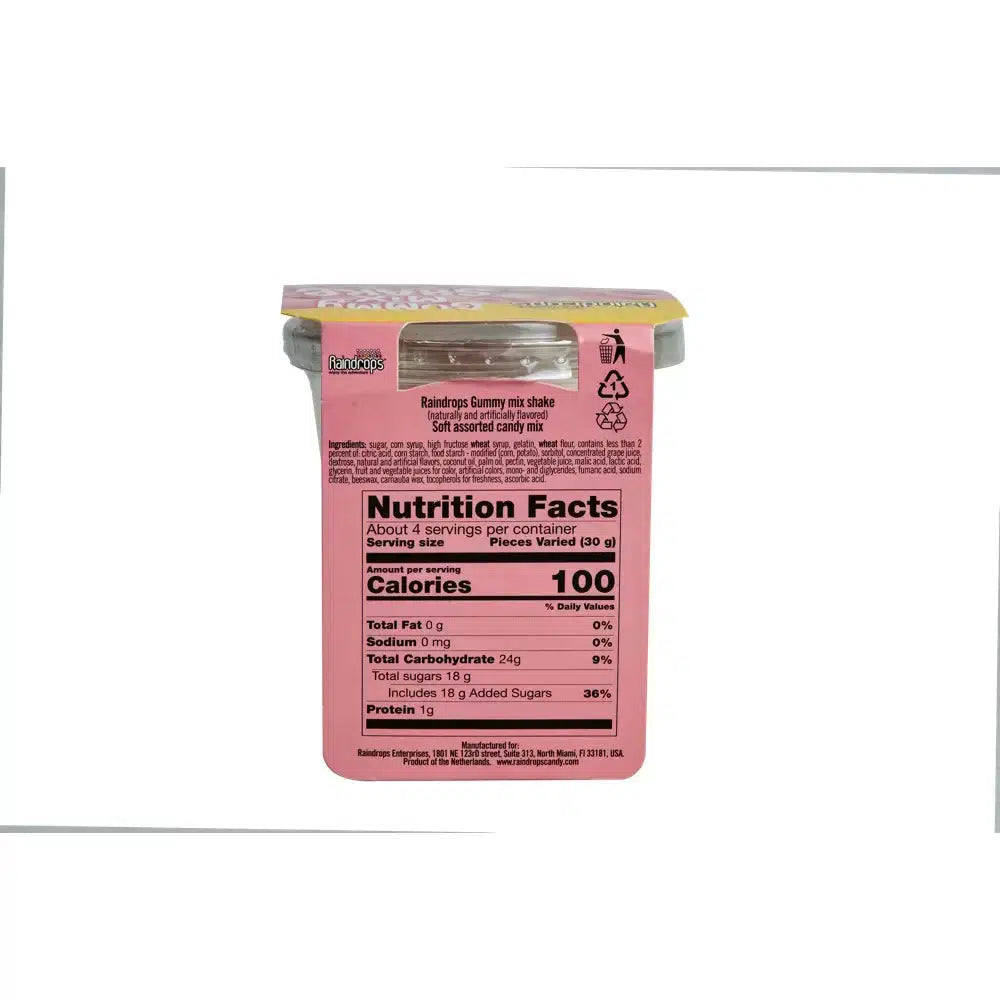 4.06 oz Gummy Mix Shake - Soft Fruit - Flavored Candy