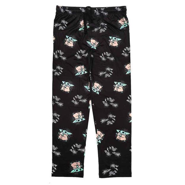 Star Wars The Mandalorian-themed AOP Pajama Sleep Pants Featuring Grogu and Toads