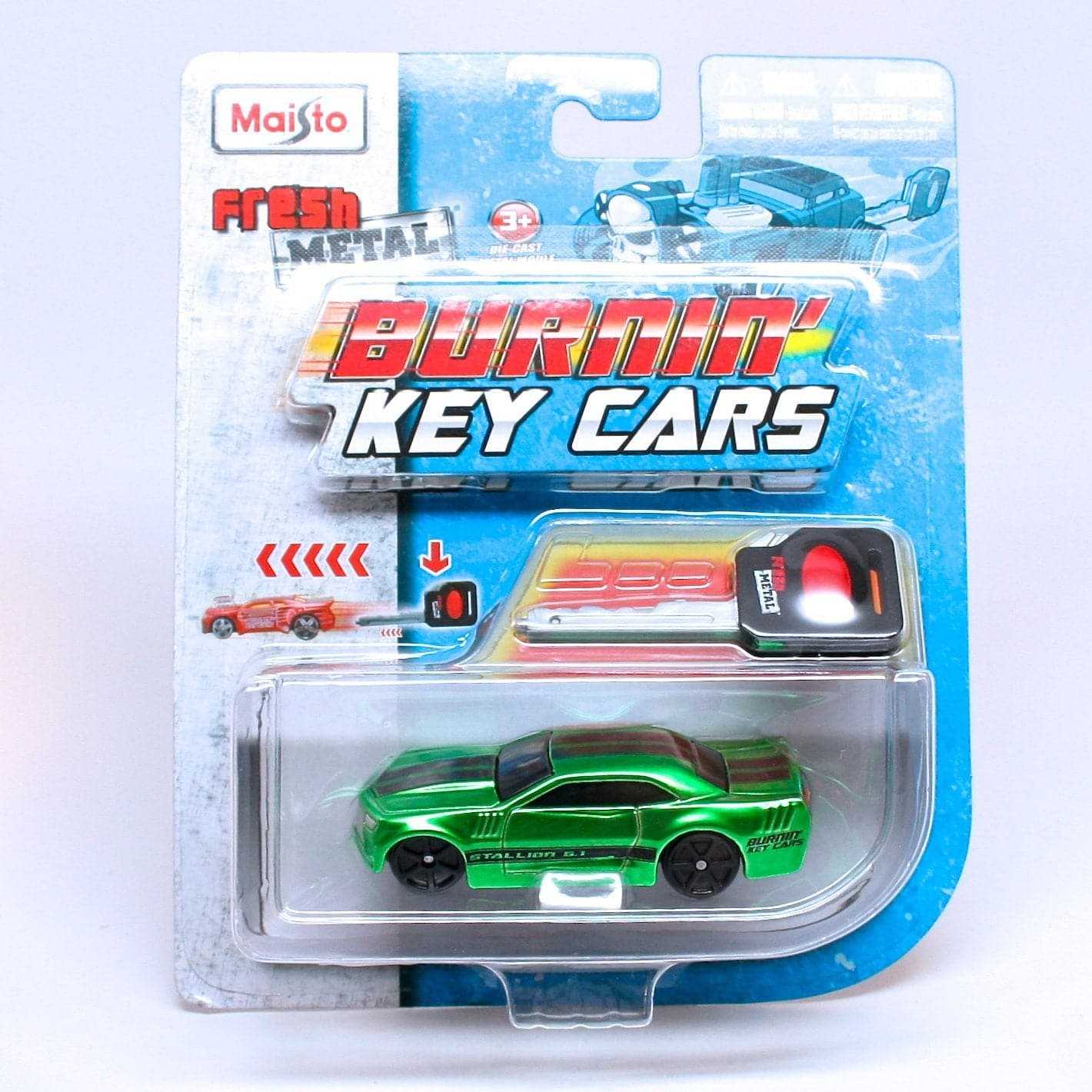 1:64 Scale Assorted Styles 3-Piece Set of Fresh Metal Burning Key Die-Cast Toy Cars