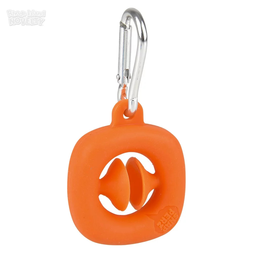 1.75-Inch Mini Snapperz Fidget Toy Keychain Set in Assorted Vibrant Colors