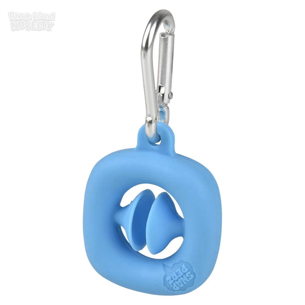 1.75-Inch Mini Snapperz Fidget Toy Keychain Set in Assorted Vibrant Colors