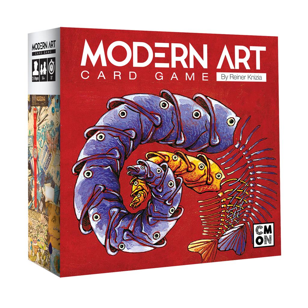 Exciting Modern Art Collecting Card Game for 2 - 5 Players