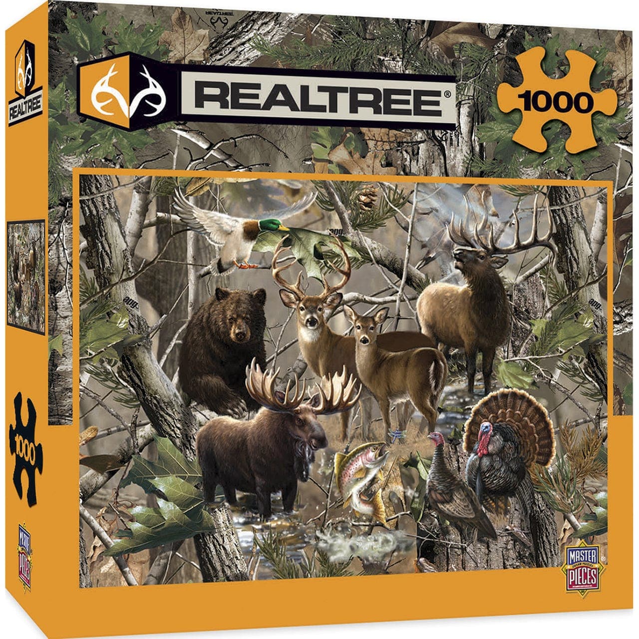 Realtree Open Season 1000-Piece Puzzle with Hand-Painted Art