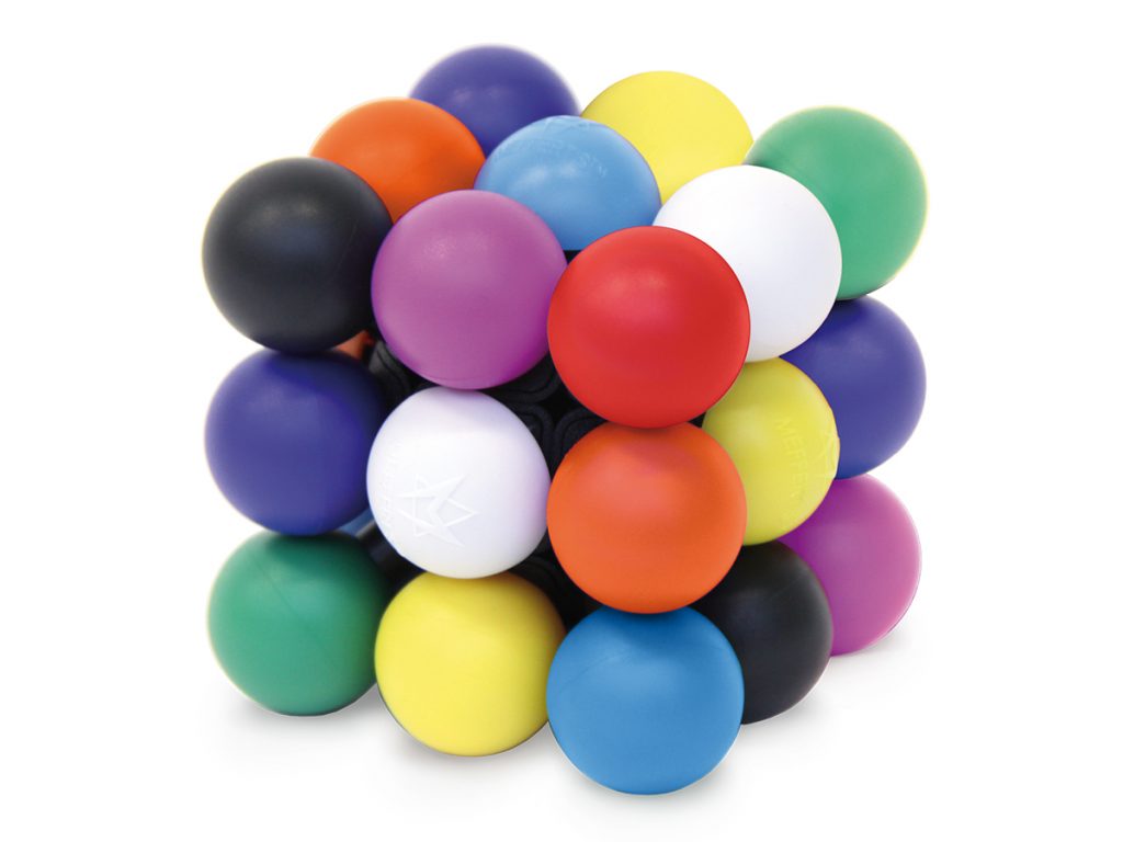 Addictive Smooth - Spinning Molecube Puzzle Toy with 9 - Color Challenge