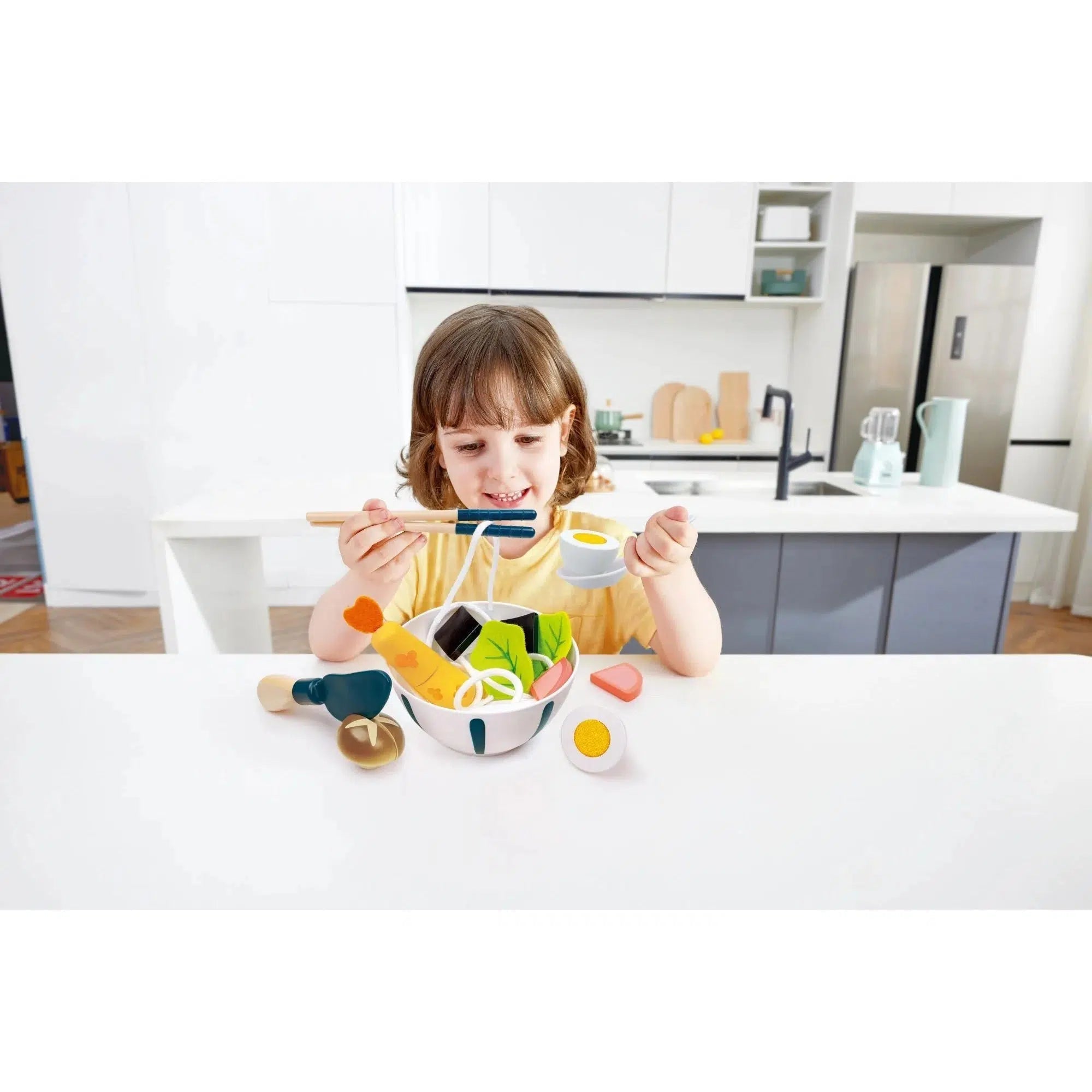 Hape Interactive Slurp-Slurp Udon Toy Set for Kids Aged 3 and Above