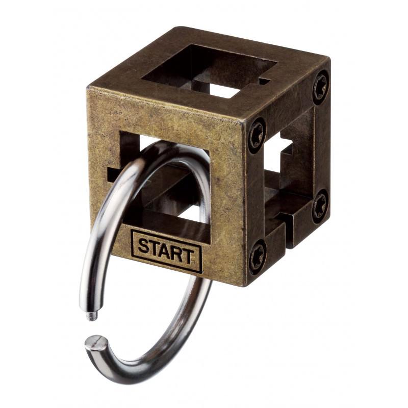 Hanayama Level 2 Cast Metal Puzzle - Cubic Box Style