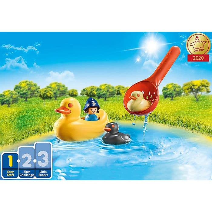 PLAYMOBIL 1.2.3 Duck Family Set for Kids' Early Development