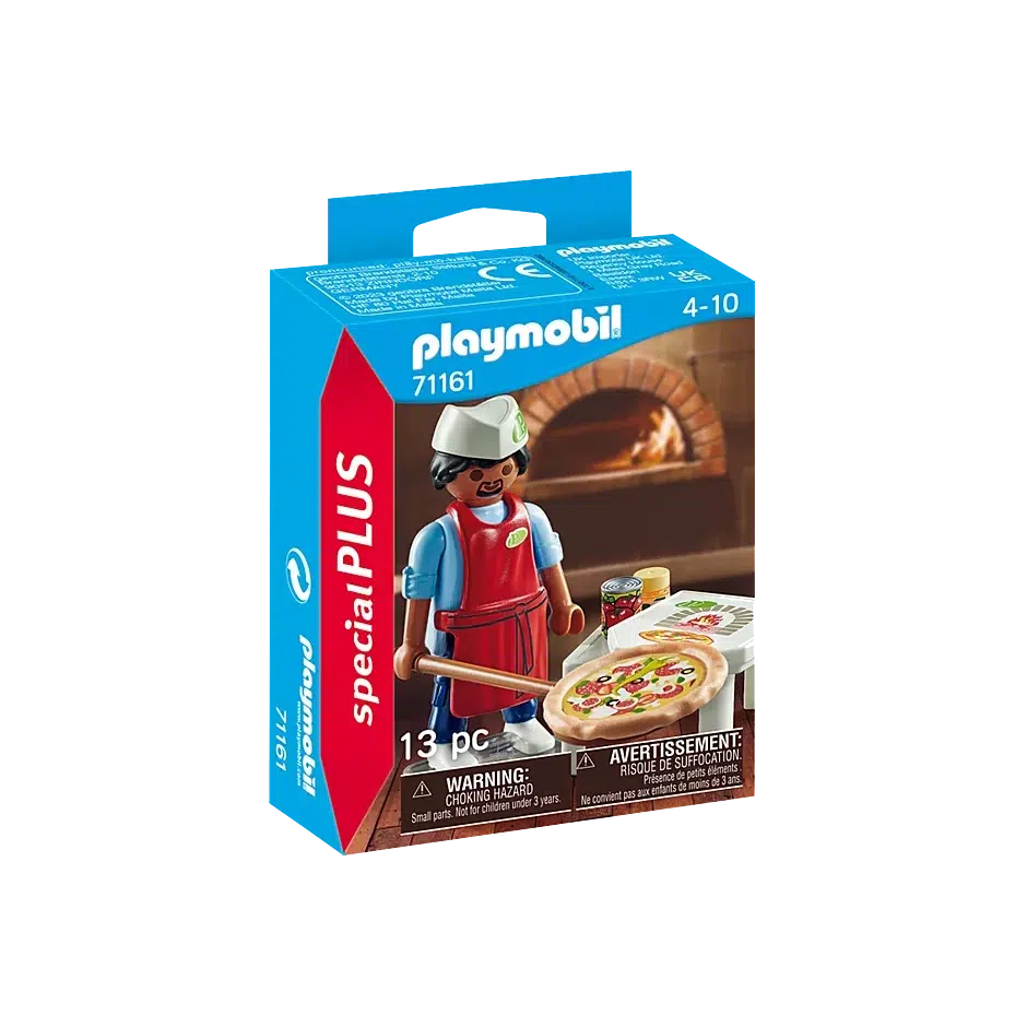PLAYMOBIL Special Plus Set - Ideal Pizza Chef Toy for Kids