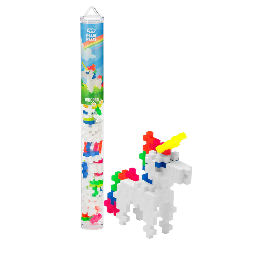 Plus-Plus Unicorn Tube - 70 Pieces for Endless Creativity