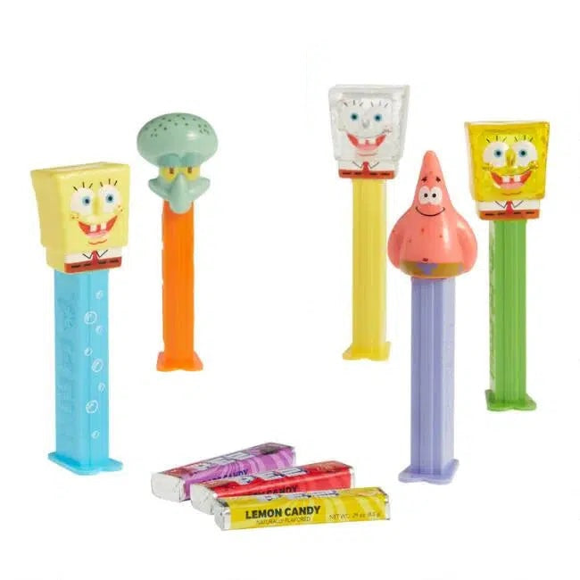 SpongeBob Assorted Styles PEZ Blister Card Candy Dispenser