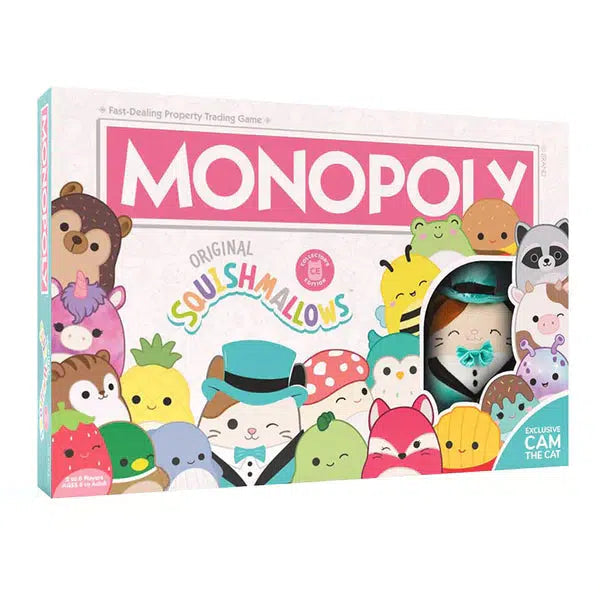 Squishmallows Themed Monopoly Board Game for Family Fun