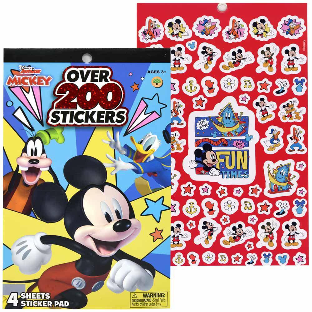 Disney Mickey 4-Sheet Foil Cover Sticker Pad with Over 200 Sparkly Stickers