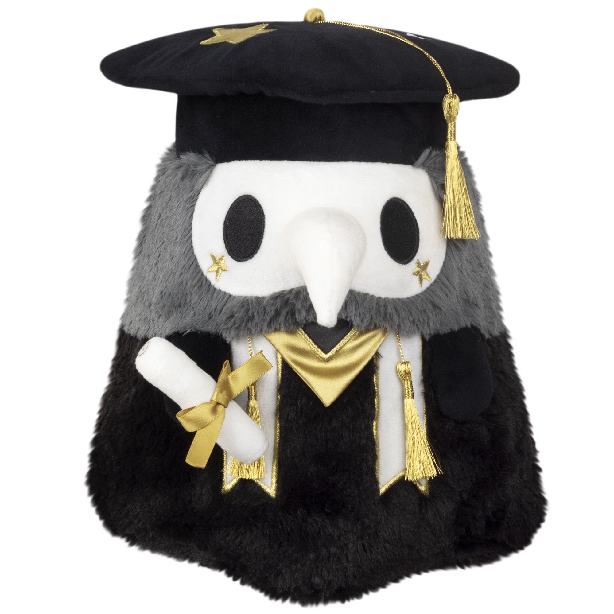 Mini Graduation Novelty Squishables - Set of 10 Plague Doctor Figurines