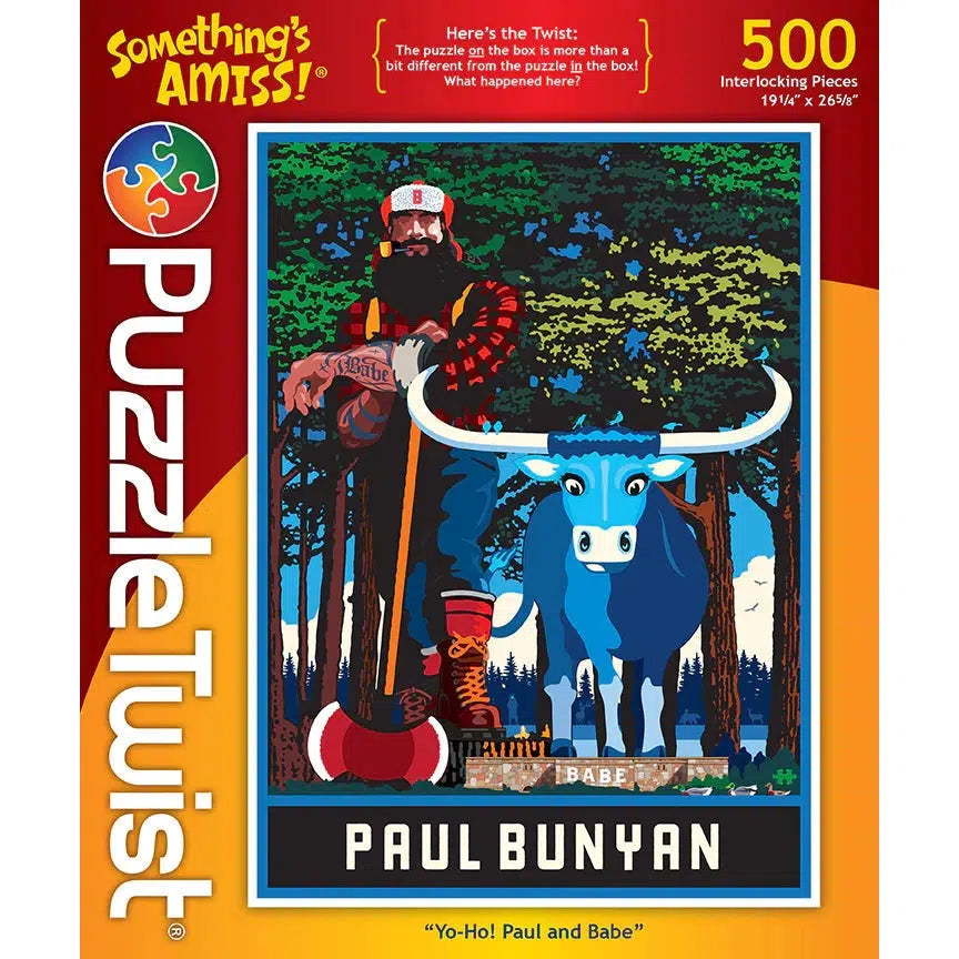 500-Piece Puzzle - Yo-Ho! Paul and Babe with a Twist