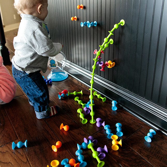 Deluxe Set of Squigz - High - Quality Suction Toys