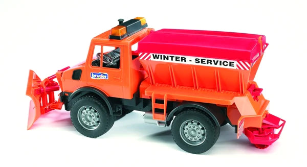 Bruder 1:16 Scale Mercedes Benz Unimog High - Quality Plastic Snow Plow