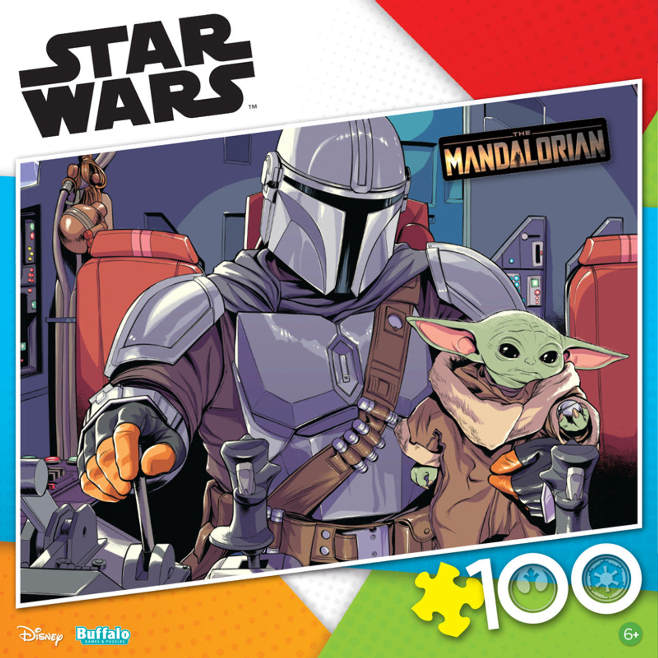 Star Wars: The Mandalorian - The Adorable Child 100 Piece Jigsaw Puzzle for Young Jedi Fans