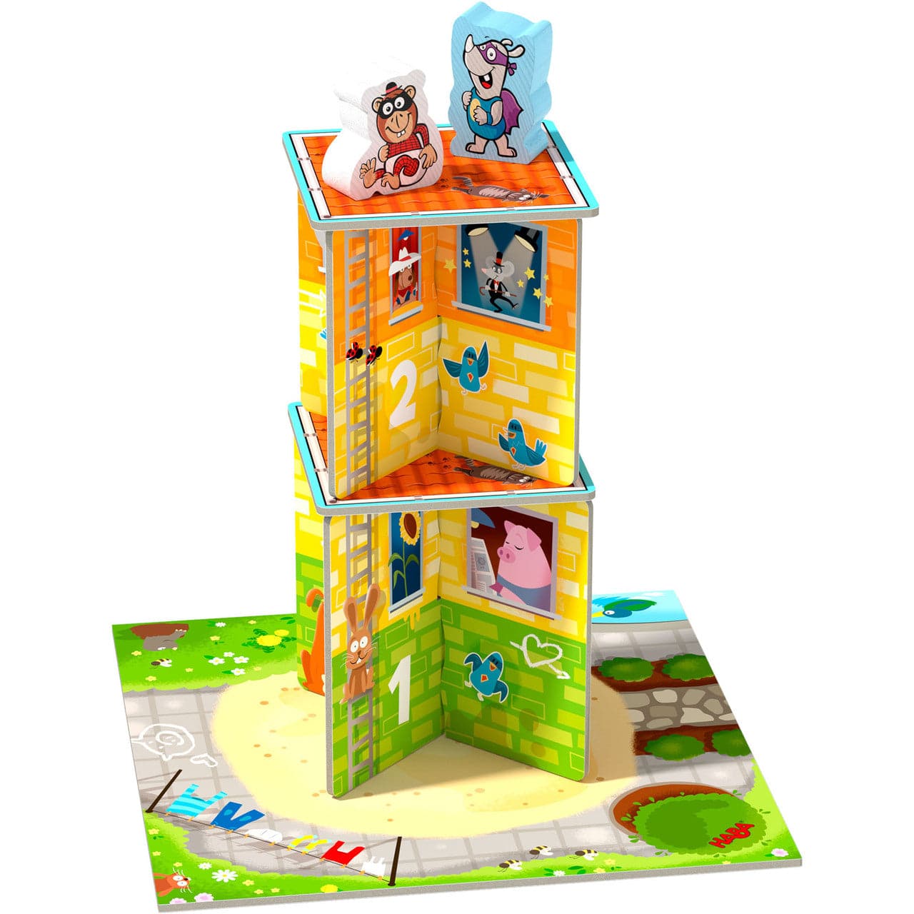First - Try Rhino Hero Junior: Ideal Superhero Training Game