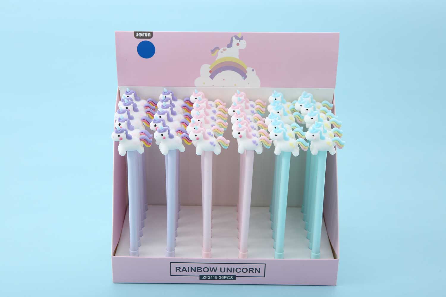 Magical Rainbow Unicorn-themed Gel Ink Pen for Writing